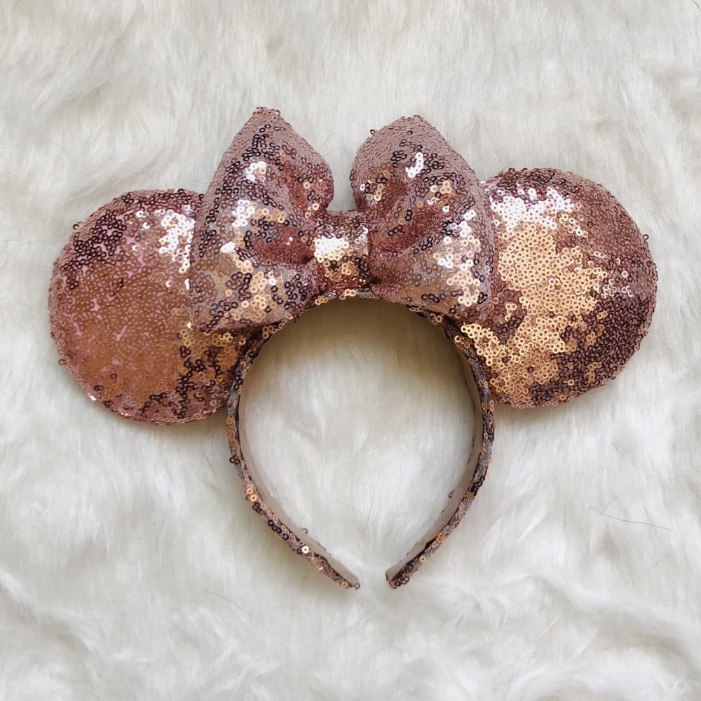 Rose Gold Minnie Mouse Ears